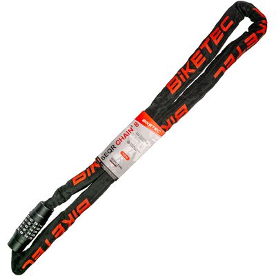 OEM Catena Biketec Seqr Cp 1,5 M, Maglia 8 Mm, Lucchetto A Combinazione A 5 Cifre, Copertura Nera OEM Catena Biketec Seqr Cp 1,5 M, Maglia 8 Mm, Lucchetto A Combinazione A 5 Cifre, Copertura Nera