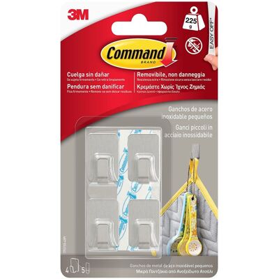 COMMAND 17031SS Ganci in Acciaio Inossidabile Argento - Ganci COMMAND 17031SS Ganci in Acciaio Inossidabile Argento - Ganci
