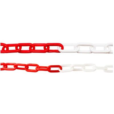 UNIKO Catena Segnaletica Bicolore Bianca / Rossa - Ø Mm. 8 X 50 X 26 X Mt.5 UNIKO Catena Segnaletica Bicolore Bianca / Rossa - Ø Mm. 8 X 50 X 26 X Mt.5
