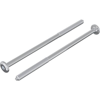 VIDAXL Vite 2 Pz Argento M6 X 120 Mm Acciaio VIDAXL Vite 2 Pz Argento M6 X 120 Mm Acciaio