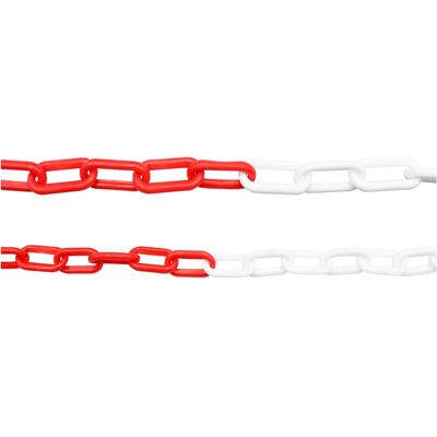 UNIKO Catena Segnaletica Bicolore Bianca / Rossa - Ø Mm. 8 X 50 X 26 X Mt.25 UNIKO Catena Segnaletica Bicolore Bianca / Rossa - Ø Mm. 8 X 50 X 26 X Mt.25