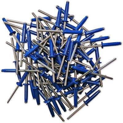 Rivetti OC-PRO 4,8mm Blu - Per Piastra Mineralogica Rivetti OC-PRO 4,8mm Blu - Per Piastra Mineralogica