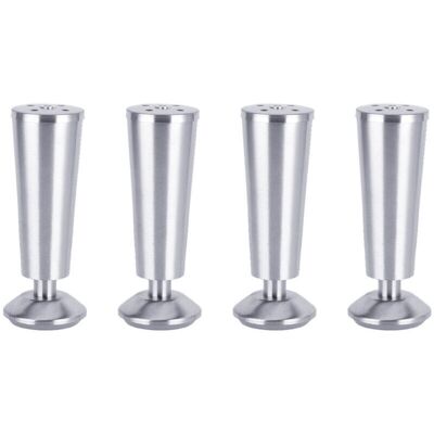 DPZO Gambe Per Mobili Verdictte In Acciaio Inox, Gambe Regolabili A Forma Di Coppa. DPZO Gambe Per Mobili Verdictte In Acciaio Inox, Gambe Regolabili A Forma Di Coppa.