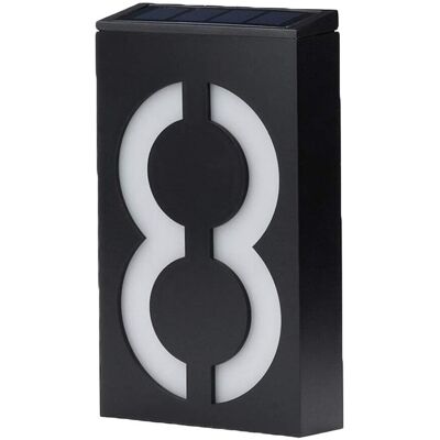 YOTOWN Targa Numero 8 – Led Solare – Per Esterni – Casa/hotel – Porta Con Indirizzo – Numero Illuminato YOTOWN Targa Numero 8 – Led Solare – Per Esterni – Casa/hotel – Porta Con Indirizzo – Numero Illuminato