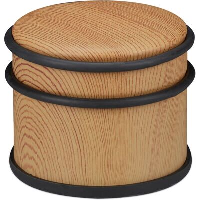 HELLOSHOP26 Fermaporta In Acciaio Inox Antiscivolo Protezione Pavimento 8 X 9,5 Cm Effetto Legno Marrone 130009360 HELLOSHOP26 Fermaporta In Acciaio Inox Antiscivolo Protezione Pavimento 8 X 9,5 Cm Effetto Legno Marrone 130009360