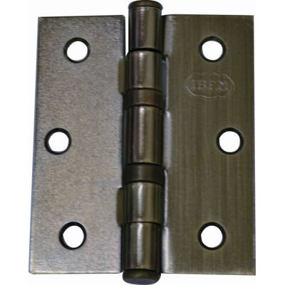 IBFM - Cerniera Piana Per Porta A Libro In Acciaio Bronzato 76x76 Mm Conf. 2 Pz IBFM - Cerniera Piana Per Porta A Libro In Acciaio Bronzato 76x76 Mm Conf. 2 Pz