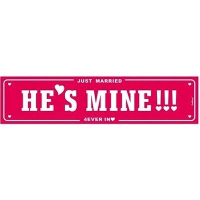 OEM Targhe Per La Registrazione Di Matrimonio, 50x11,5 Cm, 1 Pz. OEM Targhe Per La Registrazione Di Matrimonio, 50x11,5 Cm, 1 Pz.