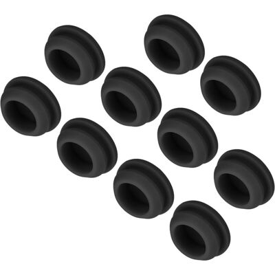 TORMATOR 10 Pezzi Tappi In Silicone Per Fori Di Mobili, Diametro Di Montaggio 13 Mm, Colore Nero, Scanalatura Stretta, Larghezza 2 Mm, Guarnizione Per Pannelli Rotondi Per Divisori Da Cucina, Tappi Di Tenuta TORMATOR 10 Pezzi Tappi In Silicone Per Fori Di Mobili, Diametro Di Montaggio 13 Mm, Colore Nero, Scanalatura Stretta, Larghezza 2 Mm, Guarnizione Per Pannelli Rotondi Per Divisori Da Cucina, Tappi Di Tenuta