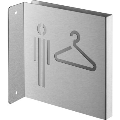 THIRARD Targa Segnaletica <>, Acciaio Inox Spazzolato, 120 X 120 Mm, Con Bordo Ripiegato – THIRARD Targa Segnaletica <>, Acciaio Inox Spazzolato, 120 X 120 Mm, Con Bordo Ripiegato –