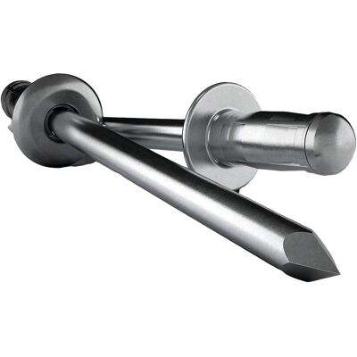 GESIPA 1433535 Rivetto (ø X L) 4 Mm X 12 Mm Acciaio Alluminio 100 Pz. - GESIPA 1433535 Rivetto (ø X L) 4 Mm X 12 Mm Acciaio Alluminio 100 Pz. -