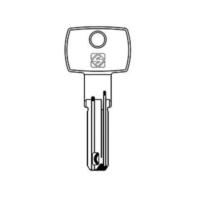 SILCA Dm164 Chiave Punzonata Nichel Q.ta 5 SILCA Dm164 Chiave Punzonata Nichel Q.ta 5