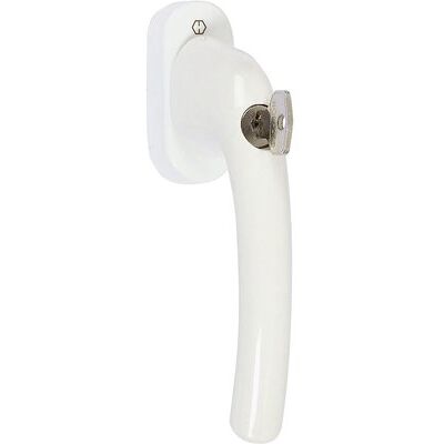 Maniglia finestra HOPPE Tokyo - Bianco - 7x35mm - Con o senza blocco Maniglia finestra HOPPE Tokyo - Bianco - 7x35mm - Con o senza blocco