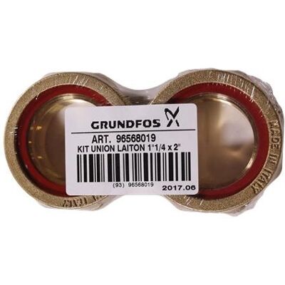 Grundfos Modello 1 1/4 Set di raccordi in ottone - Accessori per pompe Grundfos Modello 1 1/4 Set di raccordi in ottone - Accessori per pompe