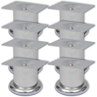 vidaXL Gambe per divano cromate 60 mm - Gambe per divano vidaXL Gambe per divano cromate 60 mm - Gambe per divano