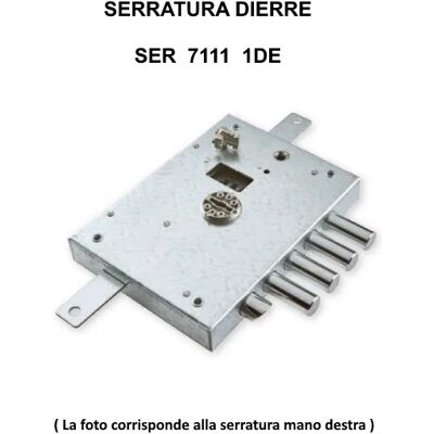 DIERRE Serratura 7111 Entrata 70 Mm Destra 4 Catenacci + 1/2 Giro DIERRE Serratura 7111 Entrata 70 Mm Destra 4 Catenacci + 1/2 Giro