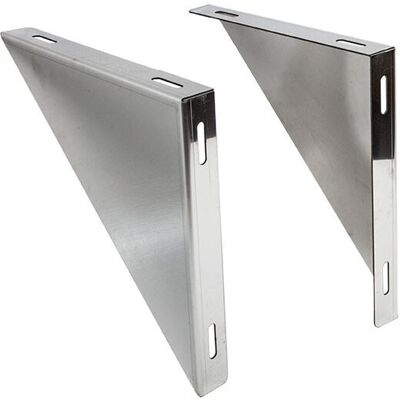 Made in Italy Angolare Di Supporto Murale 400x300x40 Mm - Per Tubo Diametro 200/250 Mm Made in Italy Angolare Di Supporto Murale 400x300x40 Mm - Per Tubo Diametro 200/250 Mm