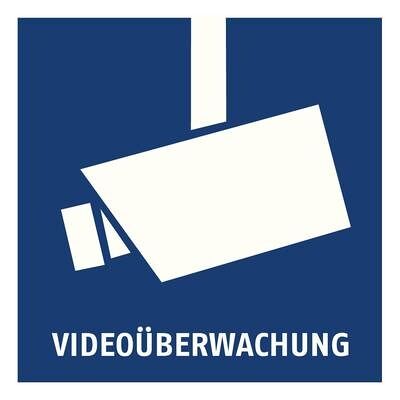 Abus Warnaufkleber Video Berwachung 90 X 90 Abus Warnaufkleber Video Berwachung 90 X 90