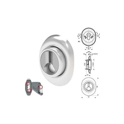 MOTTURA Defender Magnetico Ad Altezza Fissa Cromato Satinato 72 Mmx90 Cod 495981 MOTTURA Defender Magnetico Ad Altezza Fissa Cromato Satinato 72 Mmx90 Cod 495981