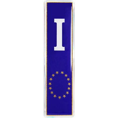 4R QUATTROERRE.IT 3d Sticker Targhetta Eurotarga 4R QUATTROERRE.IT 3d Sticker Targhetta Eurotarga