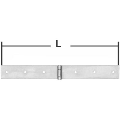 Pollmann 35 x 2,5 x 300 mm Cerniere per scatole - Acciaio Pollmann 35 x 2,5 x 300 mm Cerniere per scatole - Acciaio