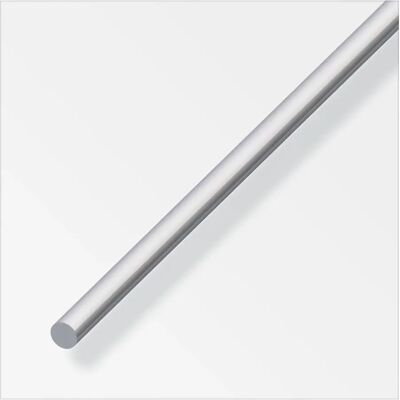 ALFER Barra Tonda 8 Acciaio Inox 1 Metro. ALFER Barra Tonda 8 Acciaio Inox 1 Metro.