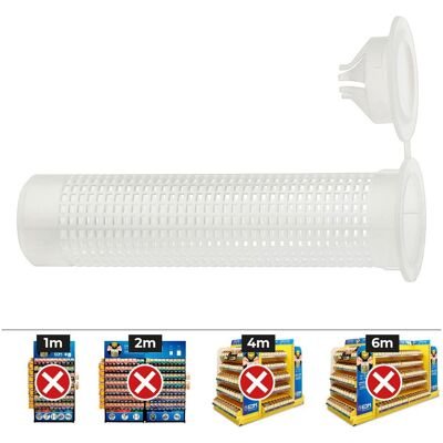 Setaccio in Polipropilene Celo M8 M10 15x85mm - Ancoraggio per mattone pieno Setaccio in Polipropilene Celo M8 M10 15x85mm - Ancoraggio per mattone pieno