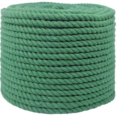 VIDAXL Corda Verde 1,2 X 1,2 X 25000 Cm Cotone VIDAXL Corda Verde 1,2 X 1,2 X 25000 Cm Cotone