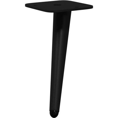 HELLOSHOP26 Set Di 2 Piedini Di Supporto Moderni Dal Design Affusolato 56 X 56 X 100 Mm In Ferro Nero 020051983 HELLOSHOP26 Set Di 2 Piedini Di Supporto Moderni Dal Design Affusolato 56 X 56 X 100 Mm In Ferro Nero 020051983
