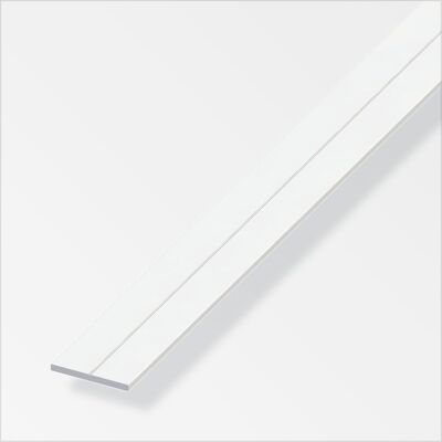 ALFER Barra Piatta 29,5x3 Pvc Bianco 1 Metro ALFER Barra Piatta 29,5x3 Pvc Bianco 1 Metro