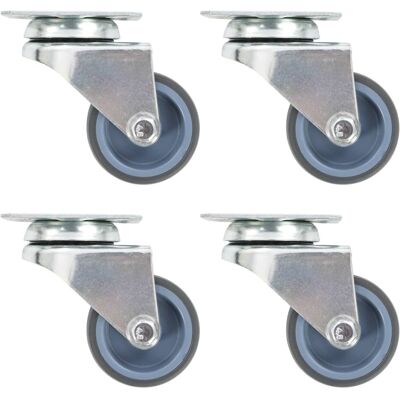 vidaXL Set di 16 ruote pivottanti a doppia ruota - Casters vidaXL Set di 16 ruote pivottanti a doppia ruota - Casters