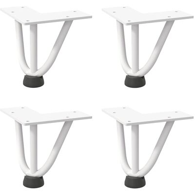 HELLOSHOP26 Set Di 4 Gambe A Forcina 10 Cm Con Piedini Regolabili Stile Moderno Tavolino Da Caffè In Acciaio Bianco Massiccio 020056728 HELLOSHOP26 Set Di 4 Gambe A Forcina 10 Cm Con Piedini Regolabili Stile Moderno Tavolino Da Caffè In Acciaio Bianco Massiccio 020056728