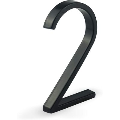 OEM Targa Galleggiante Con Numero Civico, 12 Cm, Moderna, Numeri Di Porta, Targa, Numeri Di Indirizzo Di Casa, Metallo Nero (nero, 2) OEM Targa Galleggiante Con Numero Civico, 12 Cm, Moderna, Numeri Di Porta, Targa, Numeri Di Indirizzo Di Casa, Metallo Nero (nero, 2)