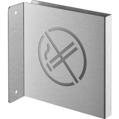 THIRARD Targa Segnaletica <>, Acciaio Inox Spazzolato, 120 X 120 Mm, Con Bordo Ripiegato – THIRARD Targa Segnaletica <>, Acciaio Inox Spazzolato, 120 X 120 Mm, Con Bordo Ripiegato –