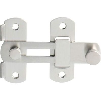 SIOKS - Chiusura A Leva - Serratura Per Porta - Acciaio Inossidabile Spazzolato Da 2,5 Mm - Per Cancello, Finestra, Armadio, Giardino - Resistente Alla Corrosione - Argento - 10x7x20 Cm SIOKS - Chiusura A Leva - Serratura Per Porta - Acciaio Inossidabile Spazzolato Da 2,5 Mm - Per Cancello, Finestra, Armadio, Giardino - Resistente Alla Corrosione - Argento - 10x7x20 Cm