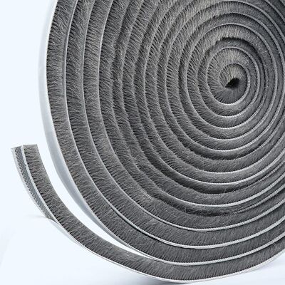 XISRENS Csparcv 5 M X 15 Mm - Guarnizione A Spazzola Scorrevole Grigia Non Adesiva, Striscia Antipolvere Che Copre I Fori Di Montaggio Per Finestre, Porte Scorrevoli, Guide, Mobili, Armadi E Vetri. XISRENS Csparcv 5 M X 15 Mm - Guarnizione A Spazzola Scorrevole Grigia Non Adesiva, Striscia Antipolvere Che Copre I Fori Di Montaggio Per Finestre, Porte Scorrevoli, Guide, Mobili, Armadi E Vetri.