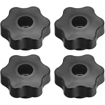 OEM Pomelli A Vite Per Maniglia A Morsetto, Filettatura M12, Forma A Stella, 4 Pezzi OEM Pomelli A Vite Per Maniglia A Morsetto, Filettatura M12, Forma A Stella, 4 Pezzi