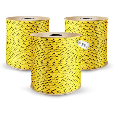 DQ-PP Corda Intrecciata In Polipropilene - 2mm X 30m - Giallo - Corda Ad Alta Resistenza Per Fai Da Te, Campeggio Ed Esterni (82 Kg) DQ-PP Corda Intrecciata In Polipropilene - 2mm X 30m - Giallo - Corda Ad Alta Resistenza Per Fai Da Te, Campeggio Ed Esterni (82 Kg)