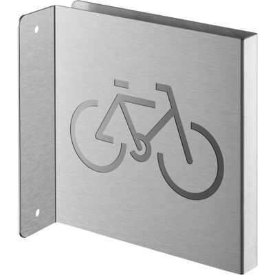 THIRARD Targa Segnaletica <>, Acciaio Inox Spazzolato, 120 X 120 Mm, Con Bordo Ripiegato – THIRARD Targa Segnaletica <>, Acciaio Inox Spazzolato, 120 X 120 Mm, Con Bordo Ripiegato –