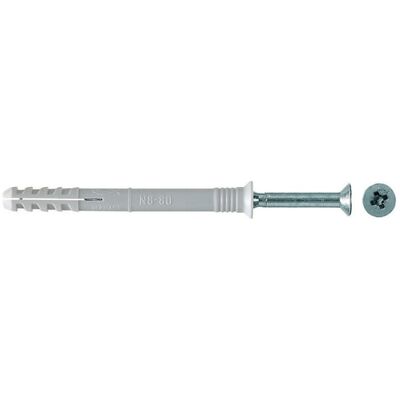 Fischer Bullone Di Fissaggio N8x80/40 S Galvanizzato 50x 50358 Fischer Bullone Di Fissaggio N8x80/40 S Galvanizzato 50x 50358