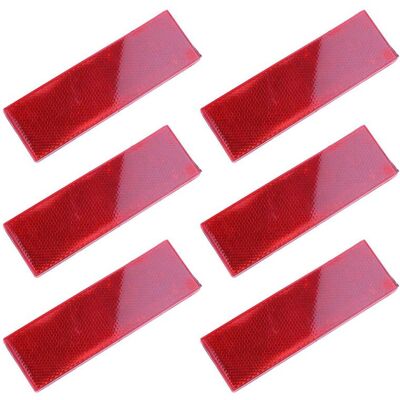 OEM Adesivi Riflettenti Di Avvertimento Per Targa / Nastro Di Sicurezza Per Auto E Camion, Rossi OEM Adesivi Riflettenti Di Avvertimento Per Targa / Nastro Di Sicurezza Per Auto E Camion, Rossi