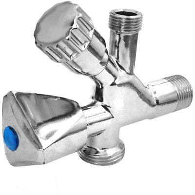 Valvola mista lavatrice e lavabo - MT 1/2x3/4+10 Valvola mista lavatrice e lavabo - MT 1/2x3/4+10