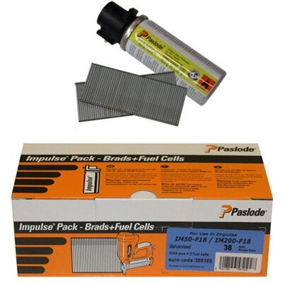 Paslode Spit - Confezione 2000 Ugelli F18 + Gas L.38 Mm - 395195 Paslode Spit - Confezione 2000 Ugelli F18 + Gas L.38 Mm - 395195