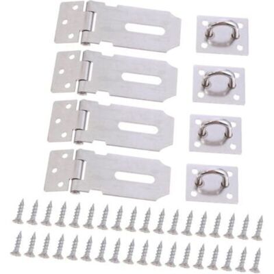 OEM Set Di 4 Chiavistelli Rinforzati In Acciaio Inossidabile, Chiusura Sicura Per Porte, Cancelli E Bauli, Resistenti Al Calore E Ai Graffi, Facile Installazione Per Casa E Ufficio. OEM Set Di 4 Chiavistelli Rinforzati In Acciaio Inossidabile, Chiusura Sicura Per Porte, Cancelli E Bauli, Resistenti Al Calore E Ai Graffi, Facile Installazione Per Casa E Ufficio.