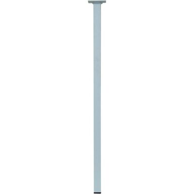 HETTICH Gamba Da Tavolo Quadrata Fissa In Acciaio Epossidico Bianco, 80 Cm HETTICH Gamba Da Tavolo Quadrata Fissa In Acciaio Epossidico Bianco, 80 Cm
