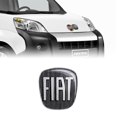 Adesivo Logo 3D Nero per Fiat Fiorino - Adesivo per Auto Adesivo Logo 3D Nero per Fiat Fiorino - Adesivo per Auto