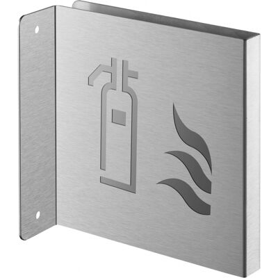 THIRARD Targa Segnaletica <>, Acciaio Inox Spazzolato, 120 X 120 Mm, Con Bordo Ripiegato – THIRARD Targa Segnaletica <>, Acciaio Inox Spazzolato, 120 X 120 Mm, Con Bordo Ripiegato –