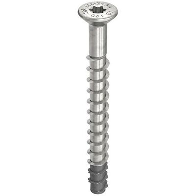 Heco Multi-Monti-plus Ancoraggio a vite - 7,5x75 - Acciaio inossidabile A4 - Per calcestruzzo e muratura Heco Multi-Monti-plus Ancoraggio a vite - 7,5x75 - Acciaio inossidabile A4 - Per calcestruzzo e muratura