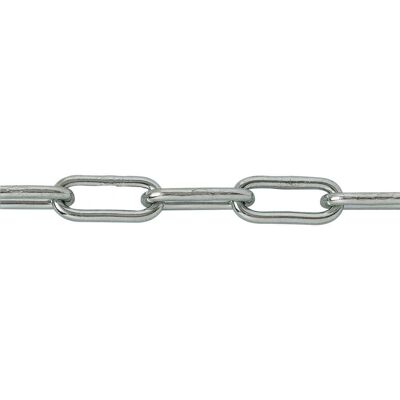 CHAPUIS Catena Saldata Dritta Maglia Lunga In Bobina, Bobina Da 25 M, 4 X 100, 32 X 8 CHAPUIS Catena Saldata Dritta Maglia Lunga In Bobina, Bobina Da 25 M, 4 X 100, 32 X 8