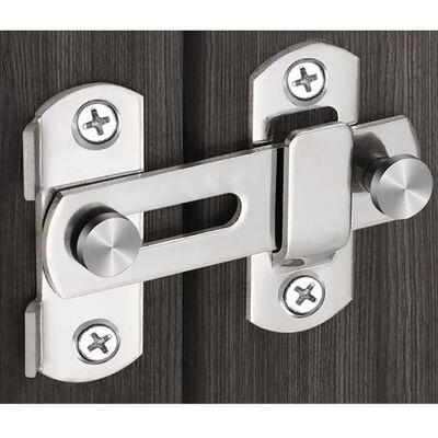 CONWHZC Chiusura Per Porta Esterna, Chiusura Per Porta Scorrevole, Gancio Per Porta Scorrevole In Acciaio Inox, Serratura Per Porta Scorrevole, Gancio Di Sicurezza Per Porta, Finestra E Armadio (180°, 10 Cm, CONWHZC Chiusura Per Porta Esterna, Chiusura Per Porta Scorrevole, Gancio Per Porta Scorrevole In Acciaio Inox, Serratura Per Porta Scorrevole, Gancio Di Sicurezza Per Porta, Finestra E Armadio (180°, 10 Cm,
