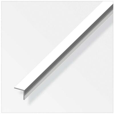 ALFER Angolare 30x15x1 Alluminio Anodizzato Bianco 1m - Profilo Resistente ALFER Angolare 30x15x1 Alluminio Anodizzato Bianco 1m - Profilo Resistente